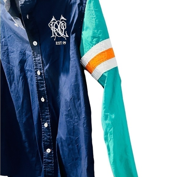 Rocawear Y2K Long Sleeve Button Down Streetwear Embroidered Shirt Size Large - Picture 5 of 7